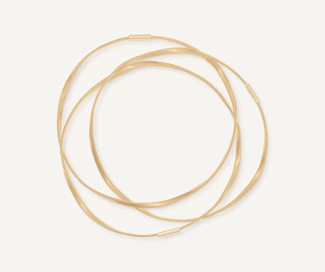 18Kt Yellow Gold Three-Strand Bangle*Marco Bicego Fashion