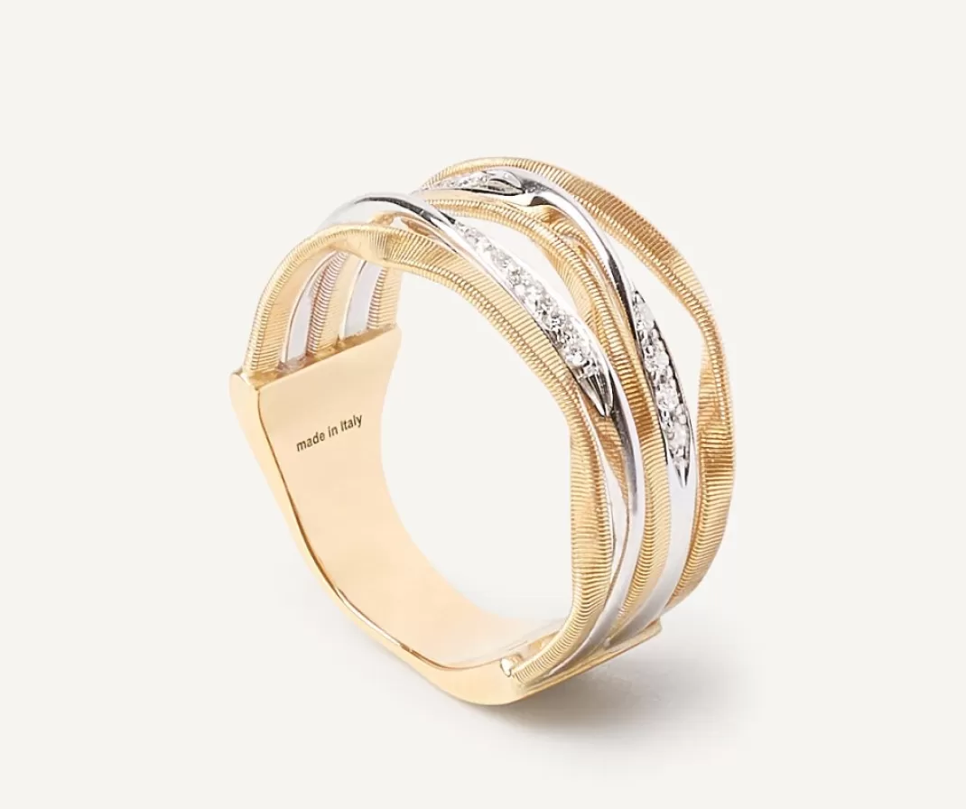 Bague Cinq Rangs Avec Anneaux De Diamants*Marco Bicego Outlet