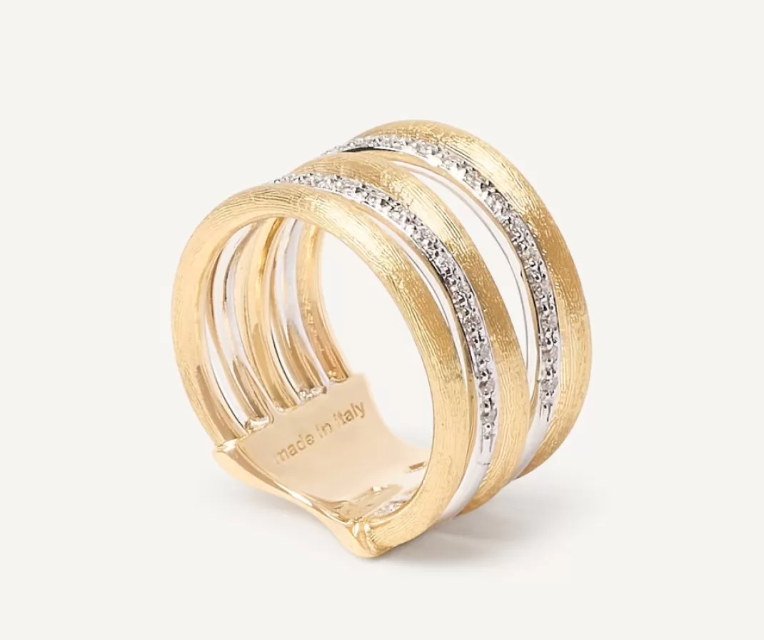 Bague Multi-Rangs Avec Diamants*Marco Bicego Store