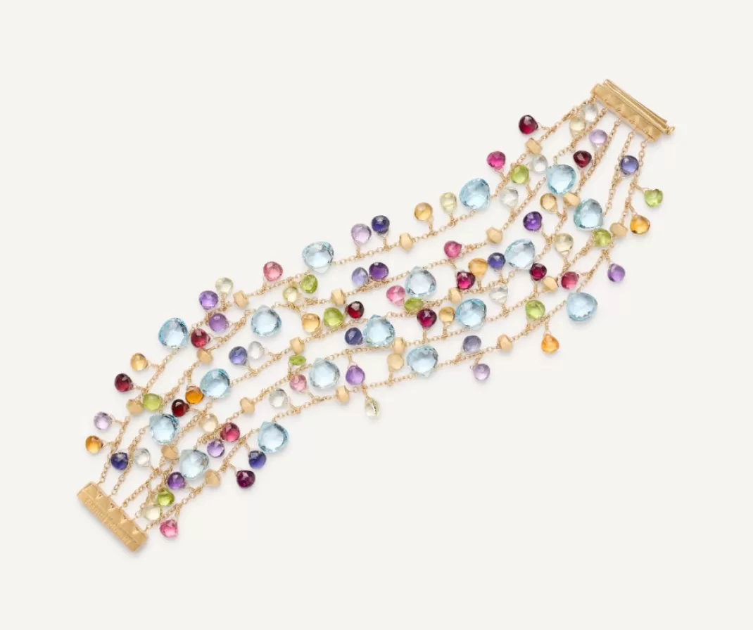 Bracelet Cinq Rangs Avec Pierres Multicolores*Marco Bicego Outlet