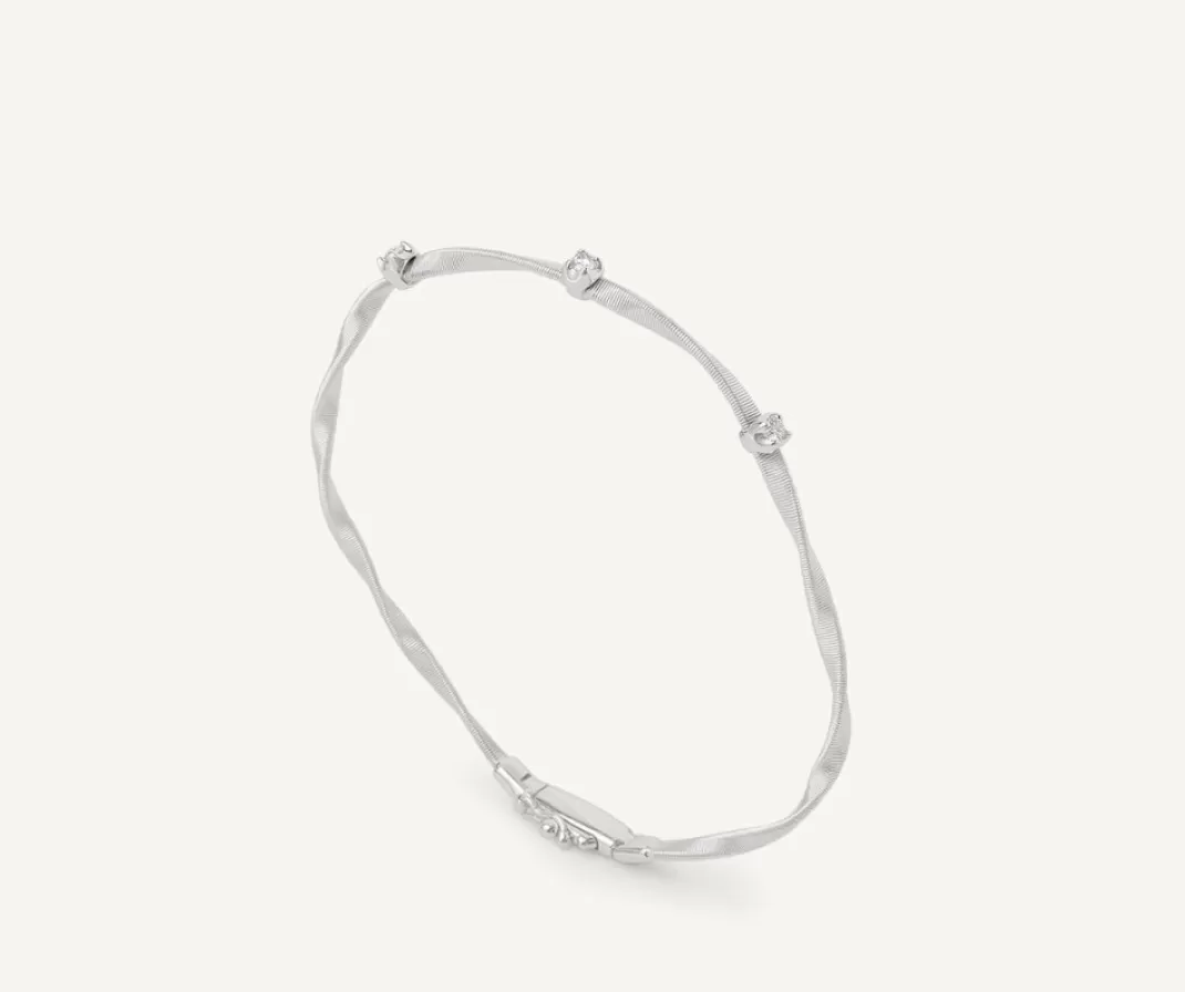 Bracelet En Or Blanc Avec Diamants*Marco Bicego Best