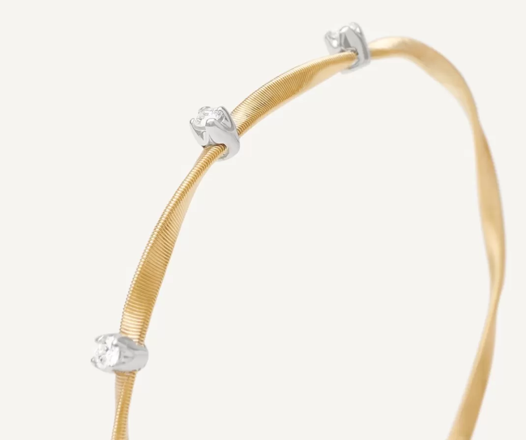 Bracelet En Or Jaune Avec Diamants*Marco Bicego Outlet