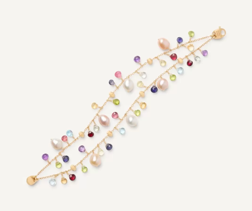 Bracelet Multi-Rangs Avec Perles Et Pierres Multicolores*Marco Bicego Cheap