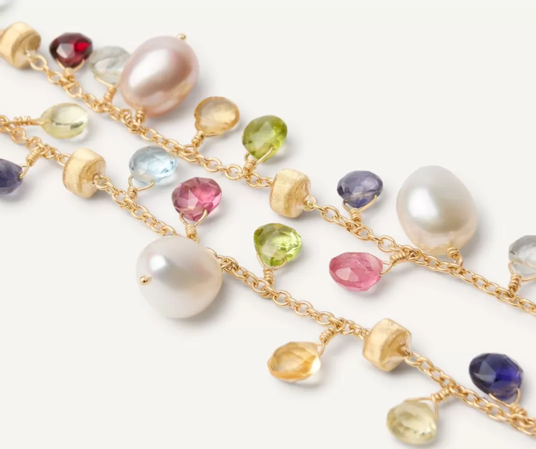 Bracelet Multi-Rangs Avec Perles Et Pierres Multicolores*Marco Bicego Cheap