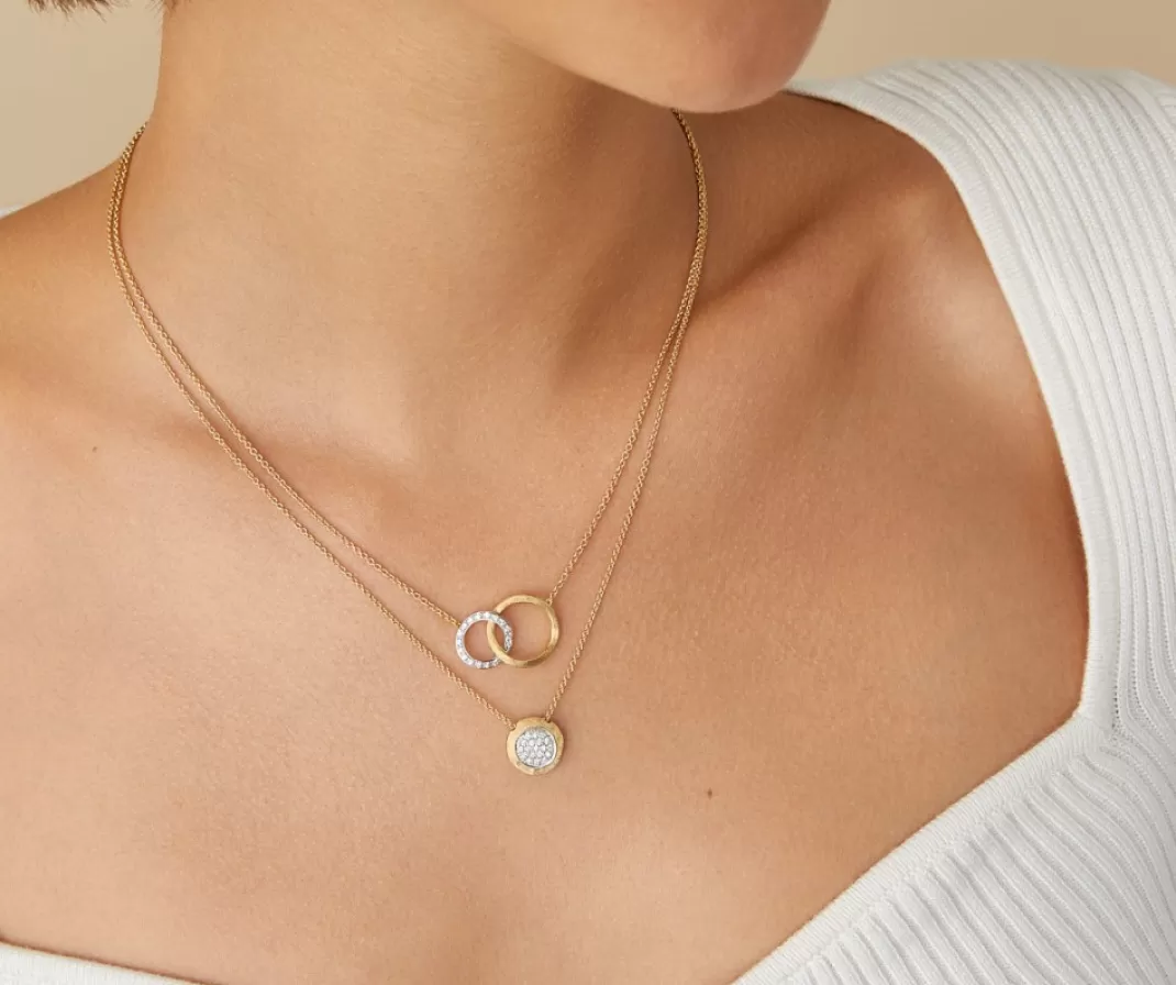 Collier « Amour Infini » Avec Diamants Et Chaine Reglable*Marco Bicego Shop