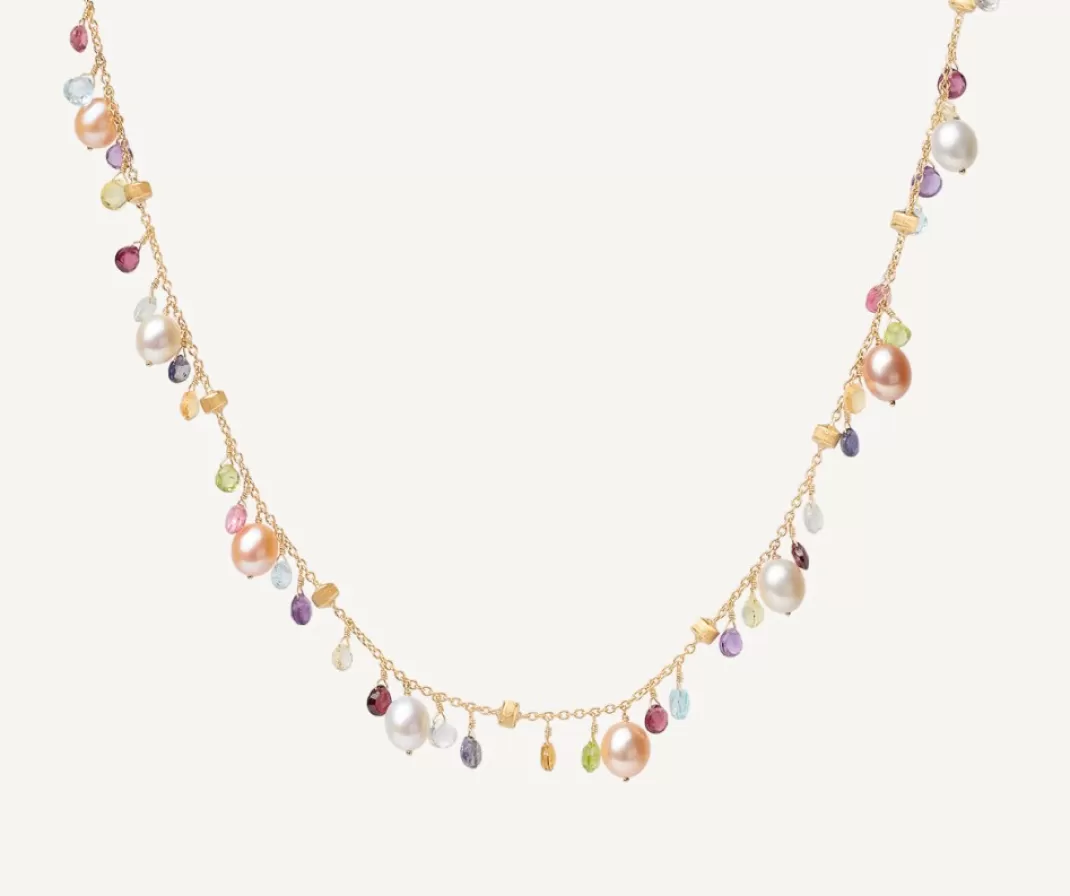 collier_avec_perles_et_pierres_multicolores_3.webp Collier Avec Perles Et Pierres Multicolores*Marco Bicego Sale