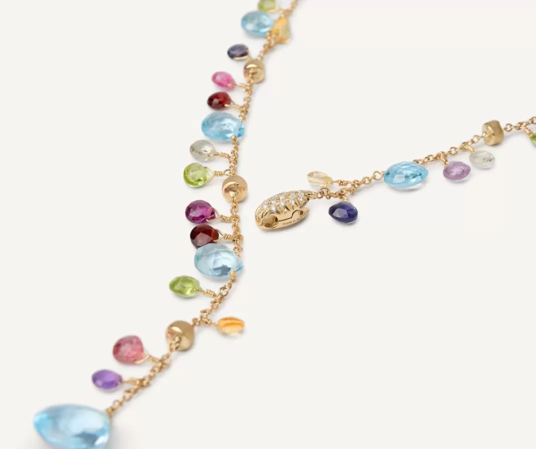 Collier Cravate Avec Pierres Multicolores Et Diamants*Marco Bicego Outlet