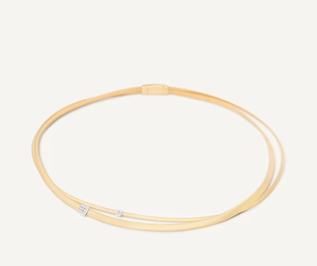 Collier Deux Rangs Avec Diamants*Marco Bicego Cheap